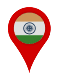 India Flag pin