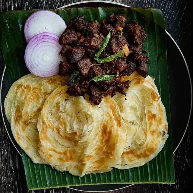 Porotta beef
